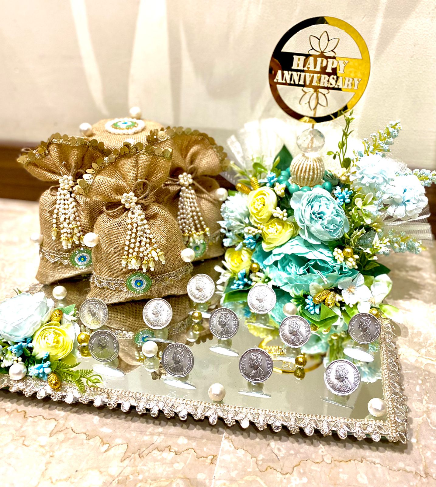 Coin Platters - Kajal's Creation